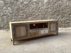 Mobile modello Mobile portatv linz stile scandinavian  2 ante 2 cassetti   porta tv di Outlet etnico in Offerta Outlet