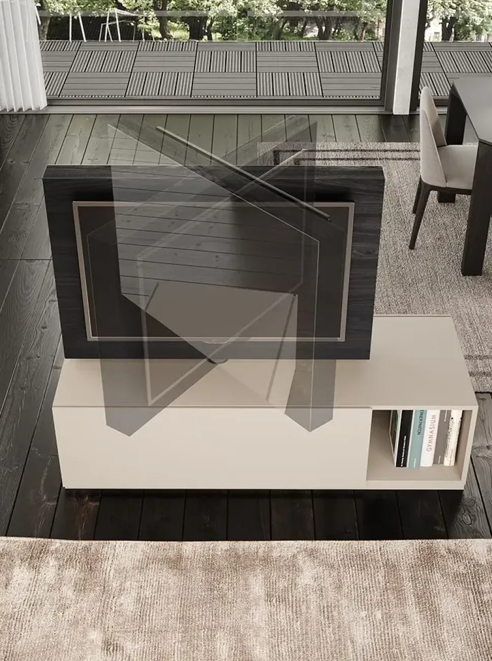 Mobile porta tv Free view 360 di Astor mobili a prezzi convenienti