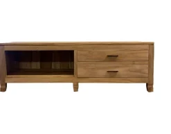 Mobile porta tv Mobile porta tv linear teak di Outlet etnico con forte sconto