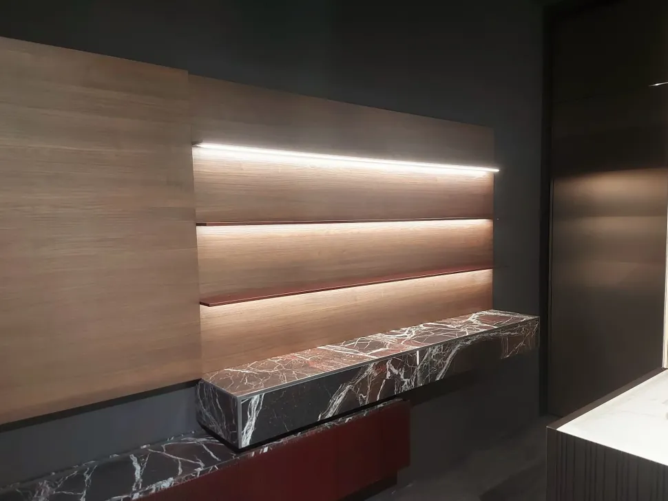 Mobile soggiorno modello Outlet living binova roma di Binova a PREZZI OUTLET