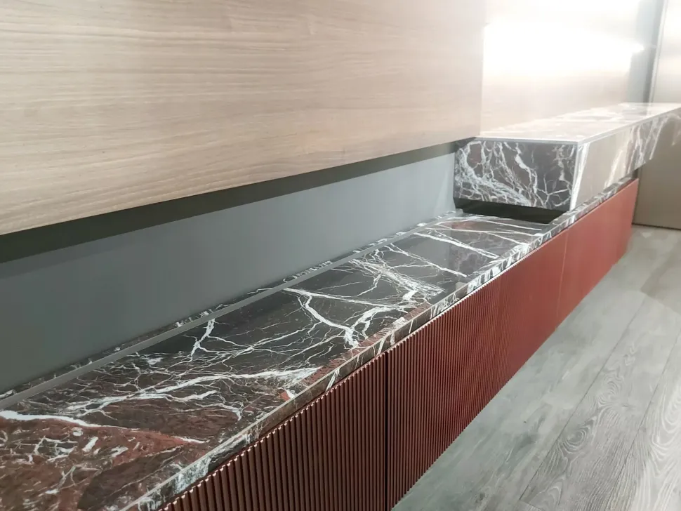 Mobile soggiorno modello Outlet living binova roma di Binova a PREZZI OUTLET