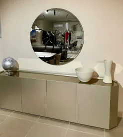 Mobile soggiorno modello Cattelan chelsea titanio 4 ante  di Cattelan italia a PREZZI OUTLET