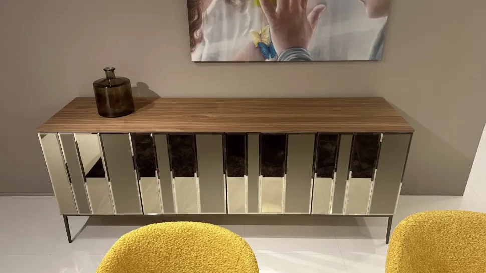 Mobile soggiorno modello Mozart di Zamagna a PREZZI OUTLET