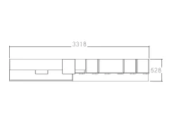 Mobile soggiorno modello Mito 90 di Imab a PREZZI OUTLET