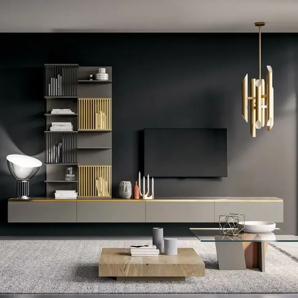 Mobile soggiorno modello Slim di Dall'agnese scontato -33%