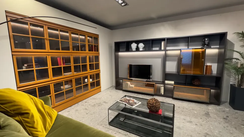 Mobile soggiorno modello 505 di Molteni & c scontato -30%