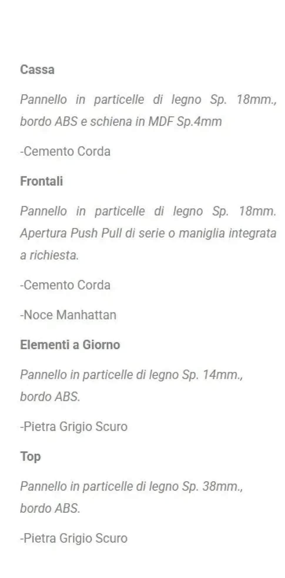 Mobile soggiorno modello Velvet di Artigianmobili scontato -50%