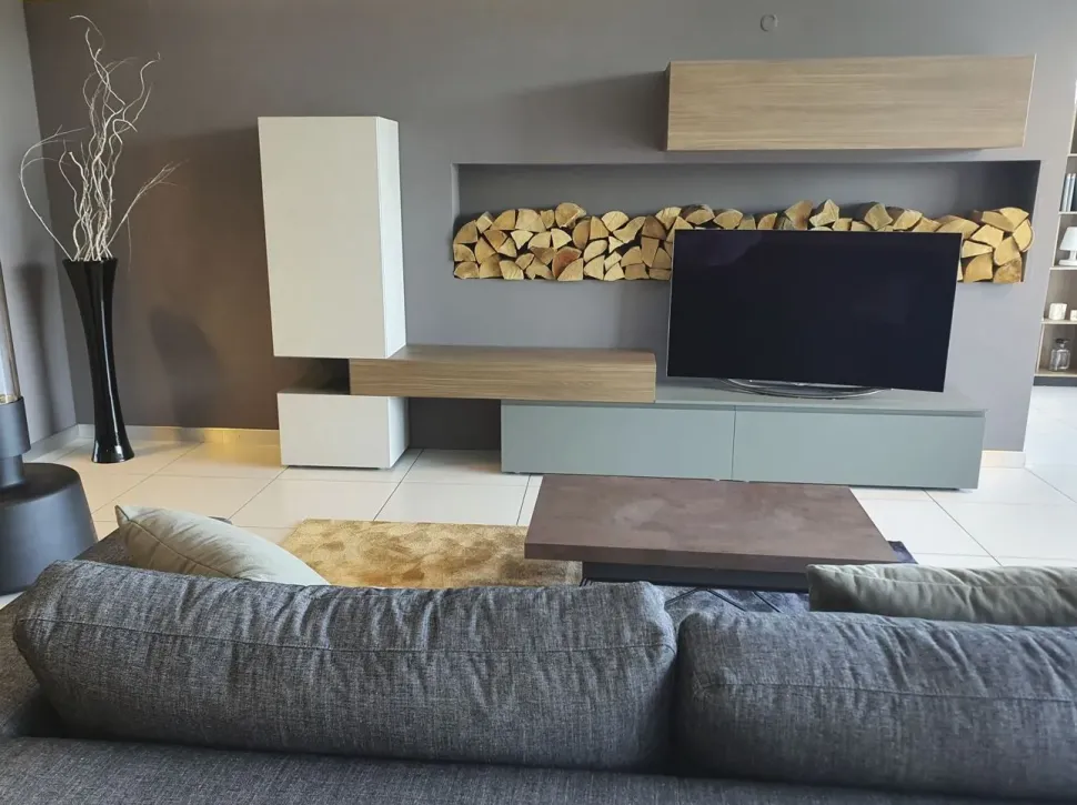 Mobile soggiorno modello Corner 2023 di Tomasella a PREZZI OUTLET