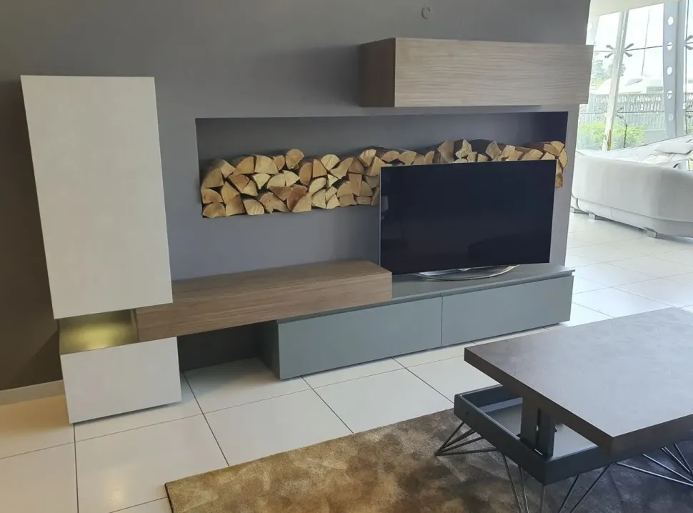 Mobile soggiorno modello Corner 2023 di Tomasella a PREZZI OUTLET