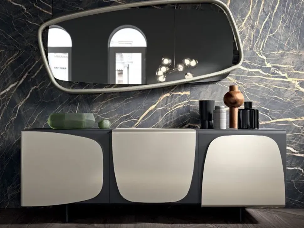 Mobile soggiorno modello Trilogy di Ozzio a prezzo scontato