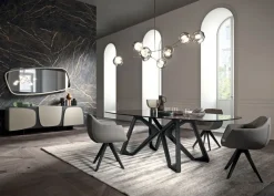 Mobile soggiorno modello Trilogy di Ozzio a prezzo scontato