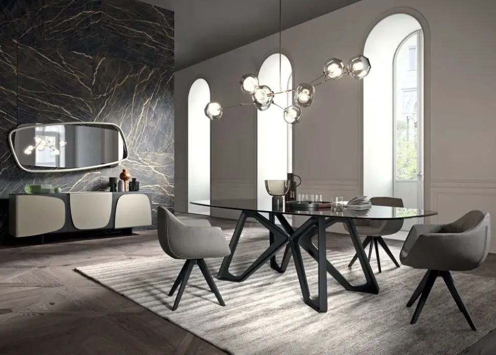 Mobile soggiorno modello Trilogy di Ozzio a prezzo scontato