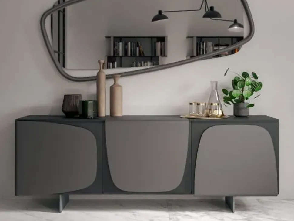 Mobile soggiorno modello Trilogy di Ozzio a prezzo scontato