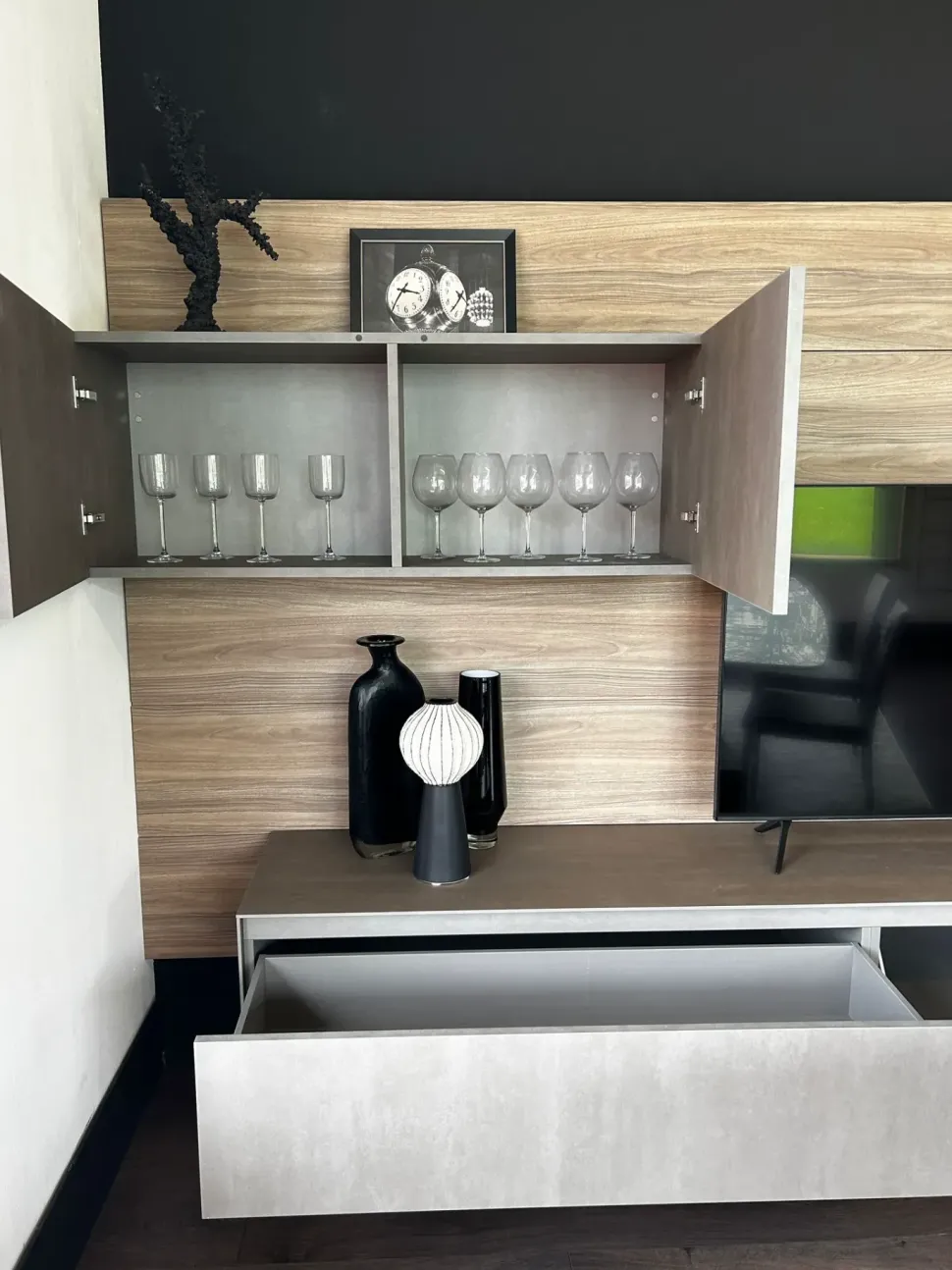 Mobile soggiorno modello Skill di Modulnova scontato -58%