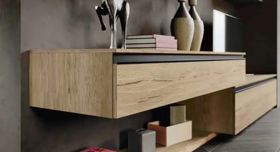 Mobile soggiorno modello Qsm 626 di Imab a PREZZI OUTLET