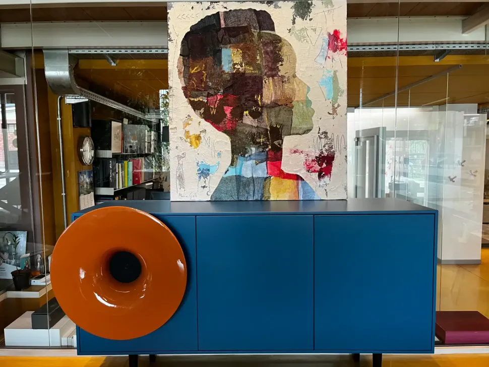 Mobile soggiorno modello Caruso di Miniforms a PREZZI OUTLET