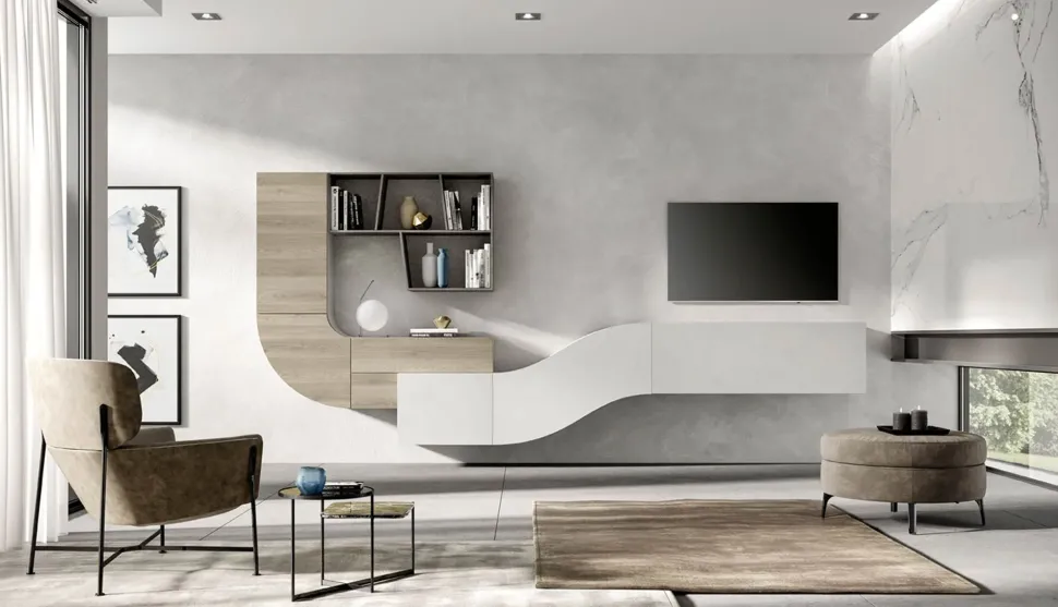 Mobile soggiorno modello Velvet di Artigianmobili a PREZZI OUTLET