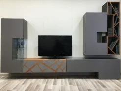 Mobile soggiorno modello Pibe 555 di Voltan a PREZZI OUTLET