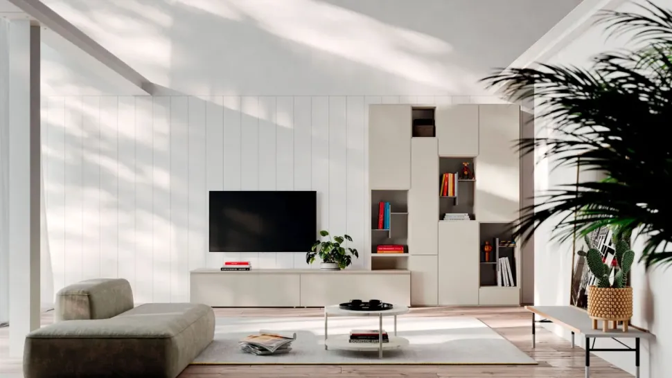 Mobile soggiorno modello Day 20 soggiorno di Collezione esclusiva scontato -40%