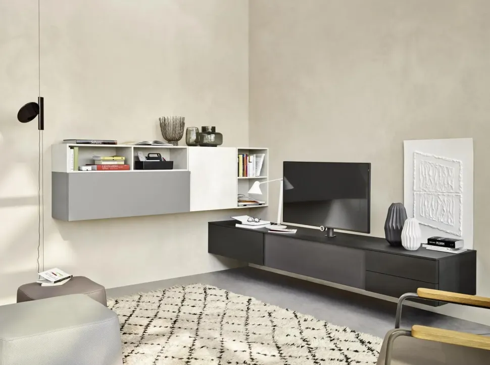 Mobile soggiorno modello Composizione 36 di Sangiacomo scontato -28%