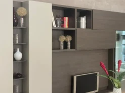 Mobile soggiorno modello Parete attrezzata homy santalucia di Santalucia scontato -41%