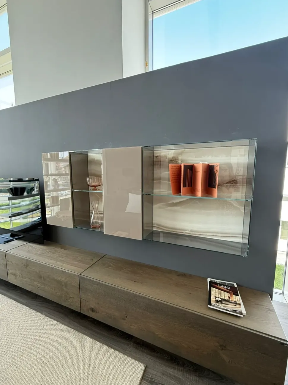 Mobile soggiorno modello Lago parete tv 36e8 di Lago a PREZZI OUTLET