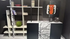 Mobile soggiorno modello Takebook di De rosso a PREZZI OUTLET