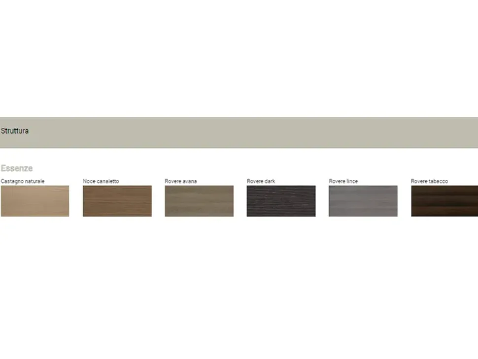 Mobile soggiorno modello Ori di Presotto a PREZZI OUTLET