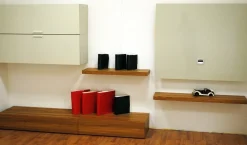 OFFERTA soggiorno completo SANTA LUCIA laccato lucido panna