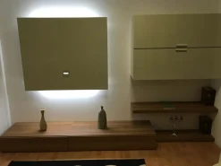 OFFERTA soggiorno completo SANTA LUCIA laccato lucido panna