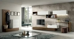 Parete attrezzata 308 Albamobili in stile moderna a prezzo ribassato