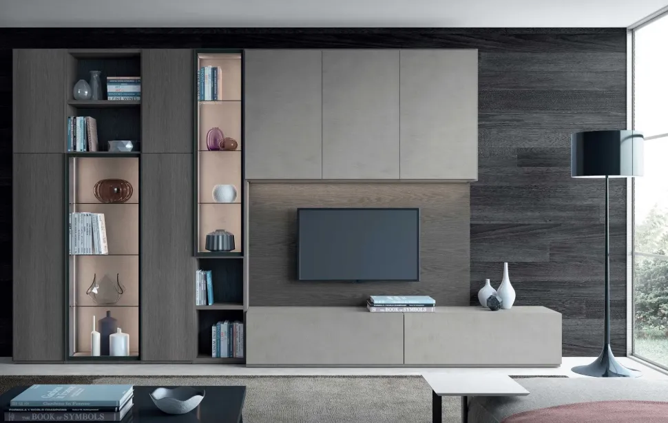 Parete attrezzata 8 mood di Astor mobili scontata del 33%