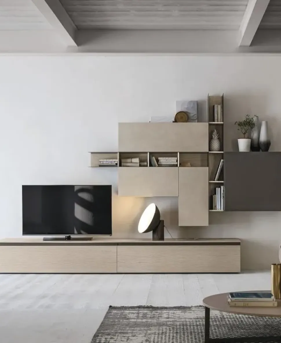 Parete attrezzata A107 Tomasella in stile moderno a prezzo scontato