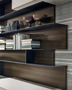 Parete attrezzata A062 Tomasella in stile moderno a prezzo ribassato