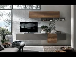 Parete attrezzata A017 Tomasella in stile moderno a prezzo scontato