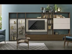 Parete attrezzata A117 Tomasella in stile moderno a prezzo scontato