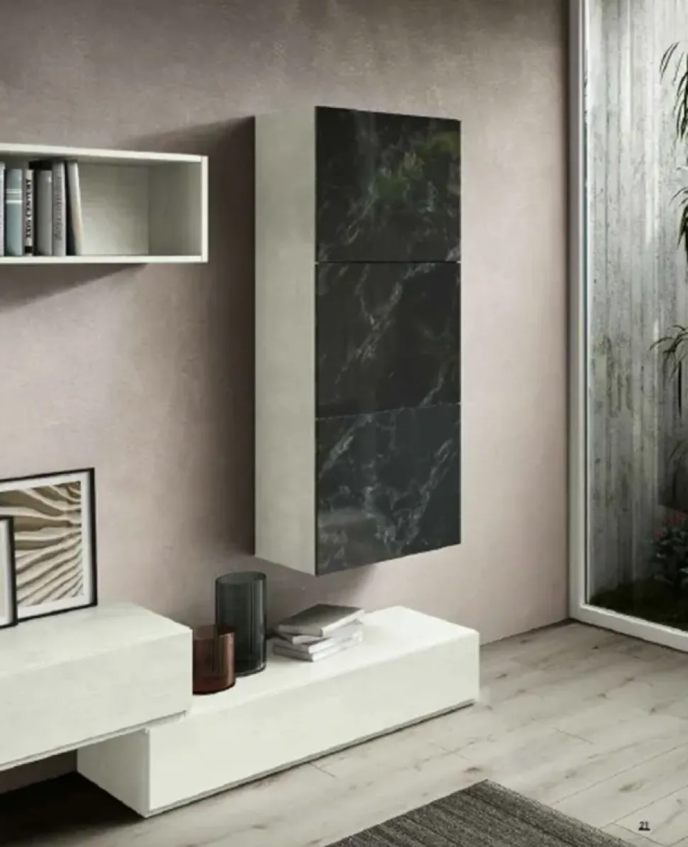 Parete attrezzata Alba306 di Albamobili in OFFERTA OUTLET