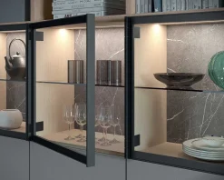 Parete attrezzata Astor 1 Astor mobili in stile design a prezzo ribassato