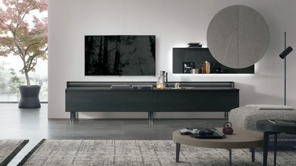 Parete attrezzata At101 Tomasella in stile moderno a prezzo ribassato