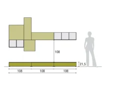 Parete attrezzata Atlante skt27 della marca Tomasella con uno sconto esclusivo
