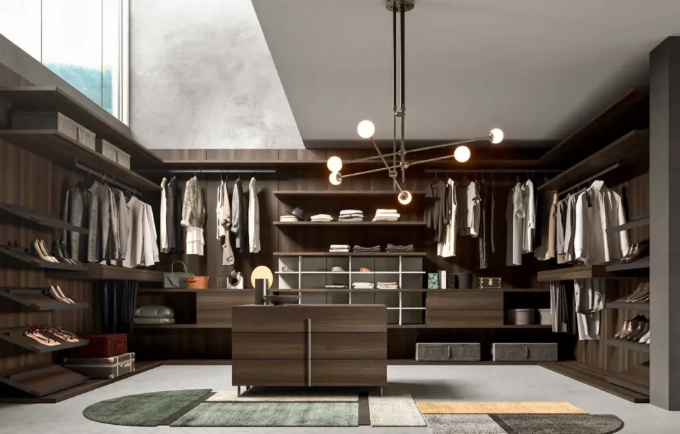 Parete attrezzata Cabina armadio lux mb di Md work in OFFERTA OUTLET