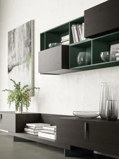 Parete attrezzata Collection day Orme in stile moderno a prezzo scontato