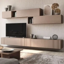 Parete attrezzata Composizione porta tv nova Mobilificio bellutti in stile moderna a prezzo ribassato