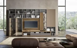 Parete attrezzata Composizione horizon 1022 dell'azienda Mobilgam con un ribasso esclusivo