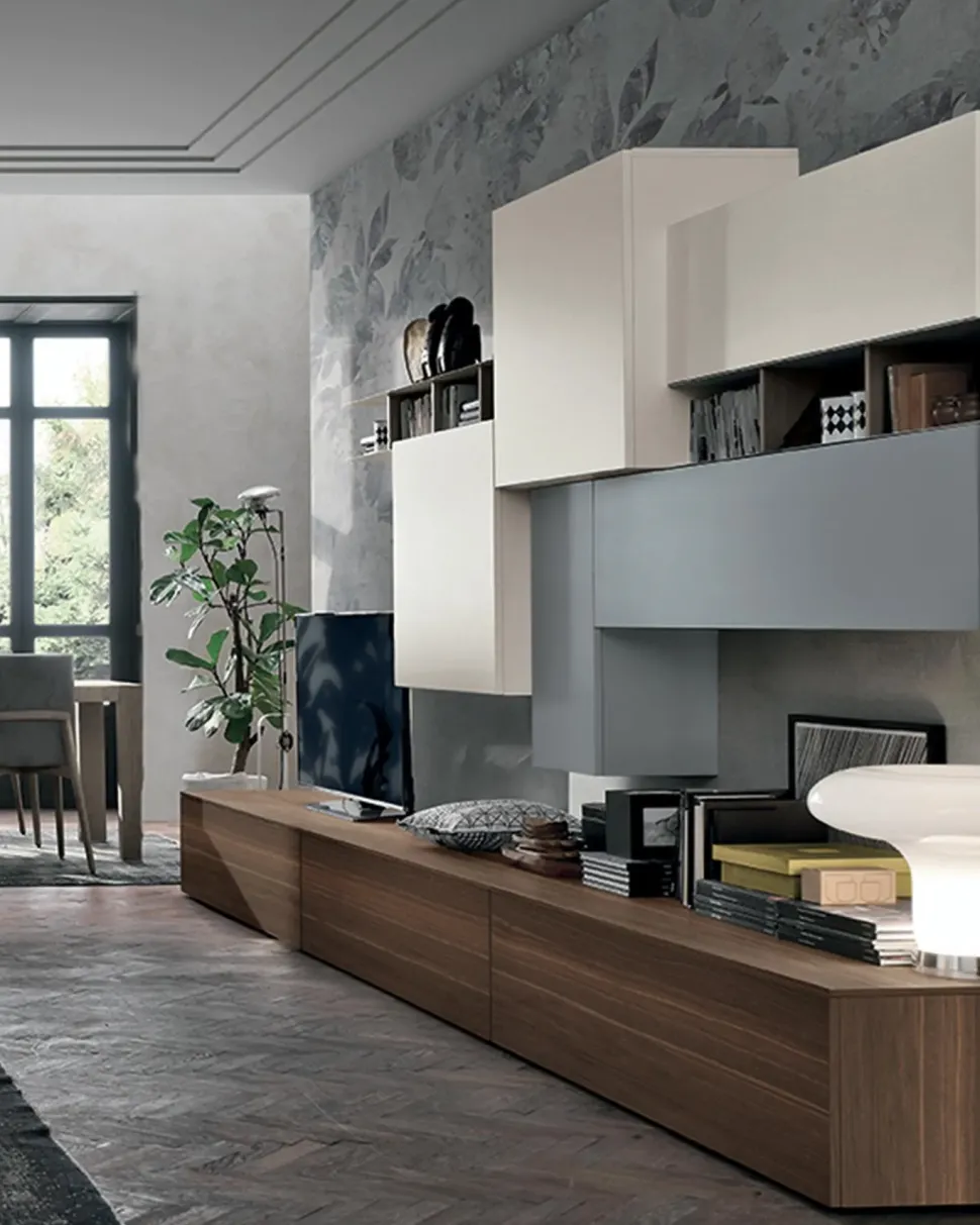 Parete attrezzata Composizione a106 Tomasella in stile design a prezzo scontato