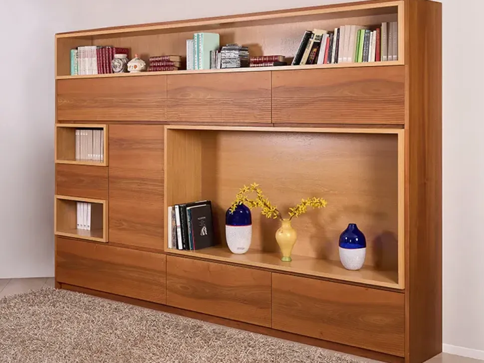 Parete attrezzata Corteccia di Bamax scontata del 60%