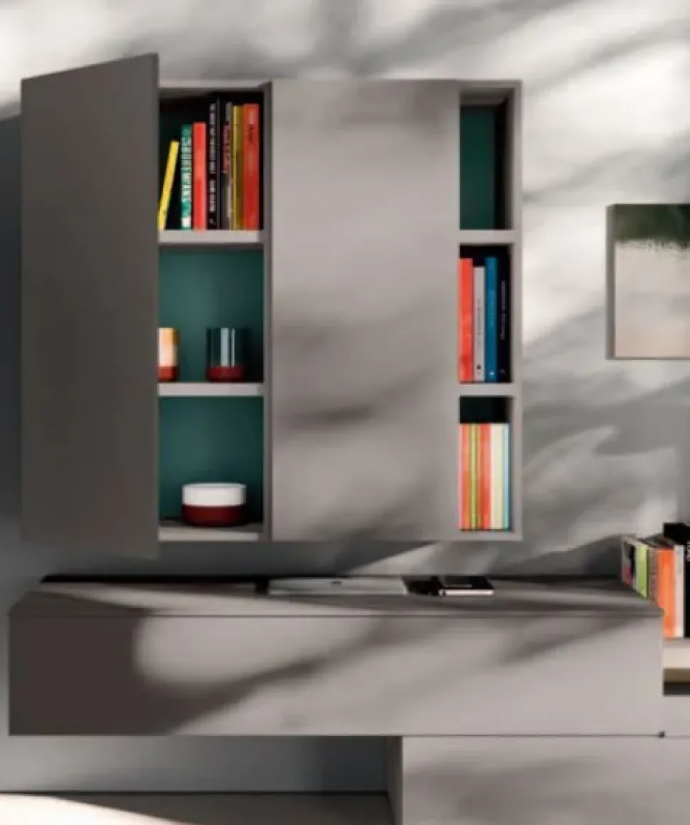 Parete attrezzata Day 11 Orme in stile design a prezzo ribassato