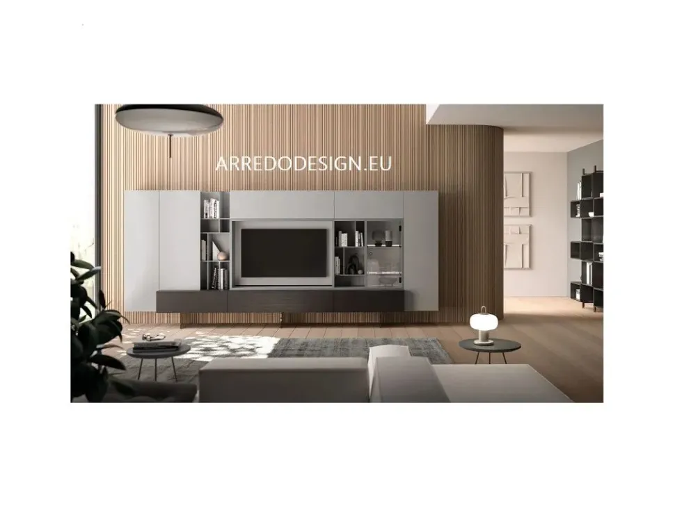 Parete attrezzata Day * Orme in stile design a prezzo ribassato