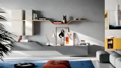 Parete attrezzata Day 04 Orme in stile design a prezzo scontato