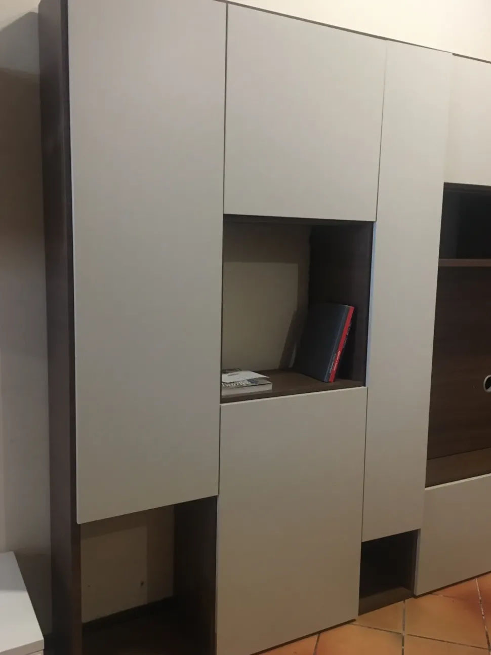 Parete attrezzata Europeo in melamminico in Offerta Outlet